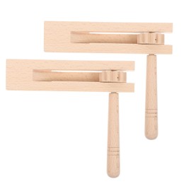 STOBOK Noise Maker for Sports Events 2 Pieces Ratchet Noise Maker Matraca Clapper Traditional Mexican Matraca Ratchet Instrument New Year Devices