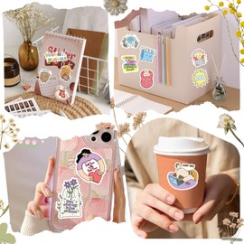 103 Pcs Motivational Holographic Stickers, Motivational Stickers for Adults, Inspirational Stickers, Positives Scrapbook Stickers Waterproof Vinyl Quotes Decal for Water Bottles, Gift for Friend