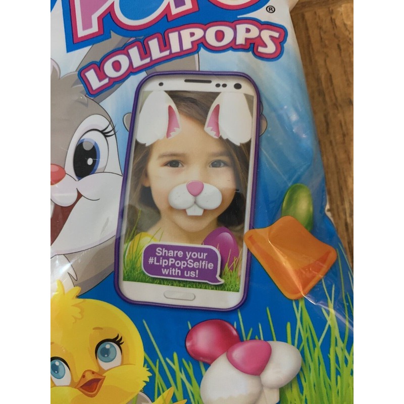 Imaginings Easter Candy Selfie Lip Pops Lollipops 1ea 4 Pk