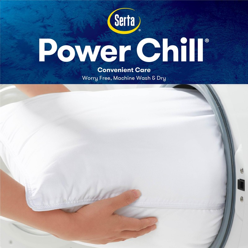 Serta Power Chill Soft Cooling Down Alternative Comforter, Lightweight Twin/