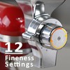 All Metal Grain Mill Attachment for KitchenAid Stand Mixer,12 Fineness