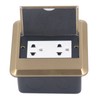 Floor Electrical Outlet Multifunctional Stainless Steel Recessed Concealed Pop Up