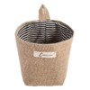 Cotton Linen Storage Bag, Clothes Bag Hanging Cotton Linen Basket