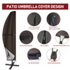 Patio Umbrella Cover Waterproof Outdoor Umbrella Cover Banana Parasol Cover