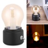 Creative Retro LED Night Light USB Rechargeable Night Light Black