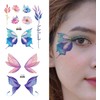 RabbFit 12 Sheets Glitter Butterfly Temporary Tattoo Stickers for Women