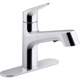 Kohler NEW!!  KOHLER Vin Single-Handle Pull-Out Sprayer Kitchen Faucet  Polished Chrome