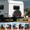 Spare Tire Cover American Flag Waterproof and Dustproof RV Spare