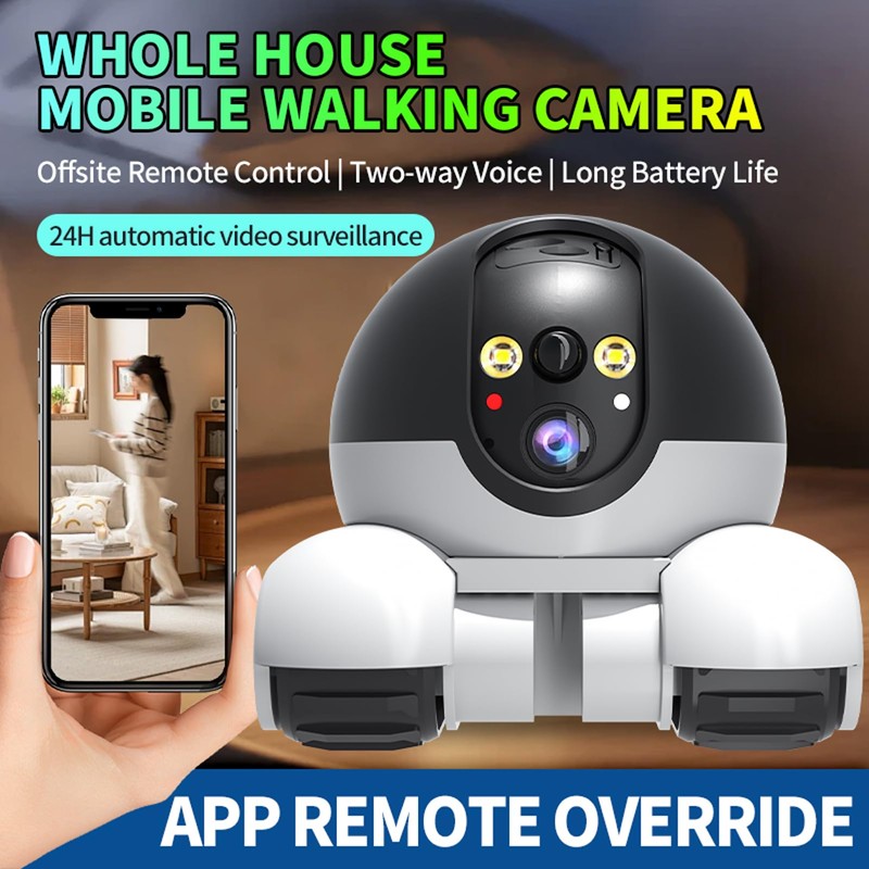 Denash Pet Camera Home Security Camera,1080P Indoor Movable Cameras,2 Way