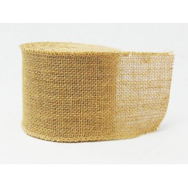 AAYU Brand Premium Burlap Jute Ribbon 4" x 30ft | Burlap Roll 4 inch 10 Yards Eco-Friendly, Natural Ribbon Rolls (Natural, 4 Inch 10 Yards)