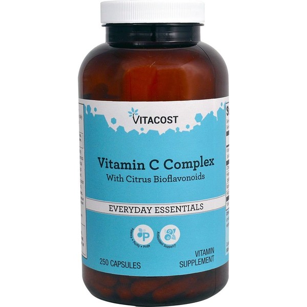Vitacost Buffered C w/ Bioflavonoid Complex -- 1000 mg per serving - 250 Capsules
