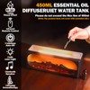 Fireplace Essential Oil Diffuser & Humidifier with Bluetooth Speaker, 450ml