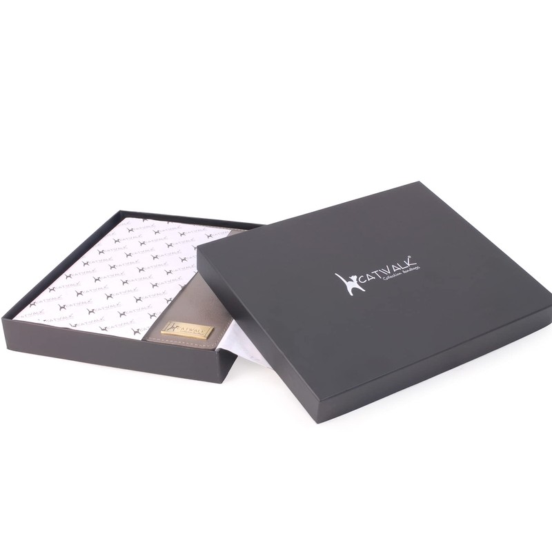Catwalk Collection Handbags - Women's Leather A5 Conference Folder -