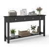 Table 59 Inch Entryway Table Long Console Table with 4