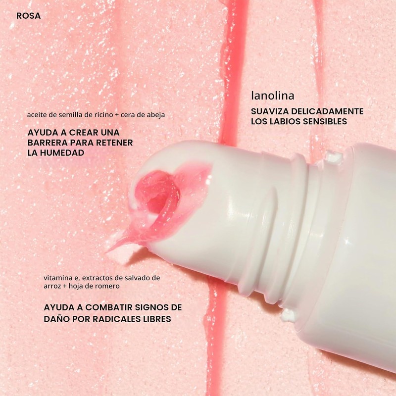 Glossier Balm Dotcom - Bálsamo labial Rose - Hidratación Instantánea