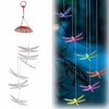 Solar Dragonfly Wind Chime Outdoor LED Wind Chime Garden Yard