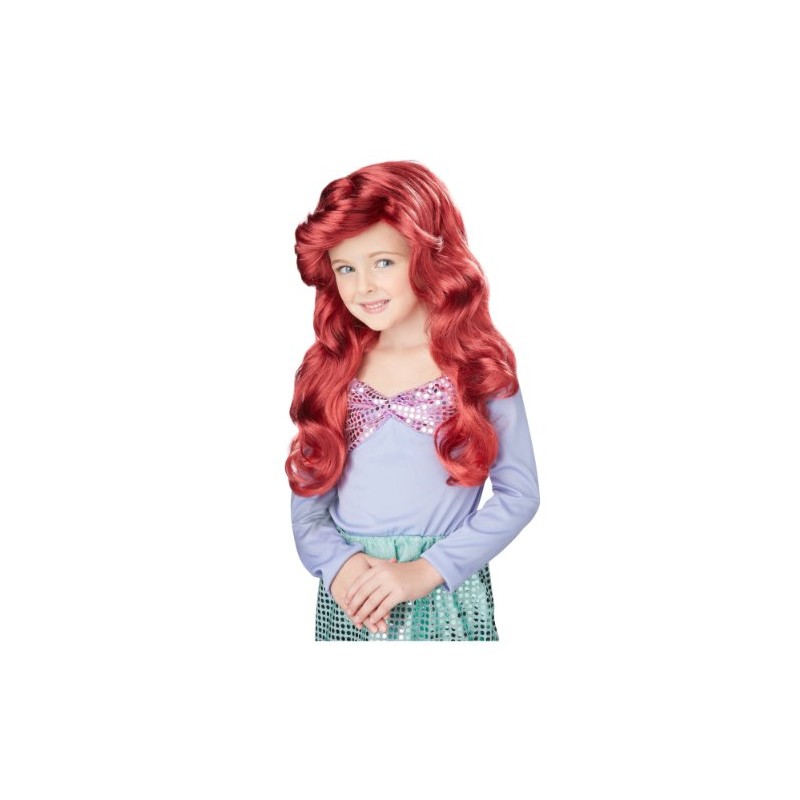 California Costumes, Lil' Mermaid Wig Red