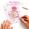 6.5”x8.5” Preserved Flowers Pink Rose Hydrangea Flower Frame with Butterfly