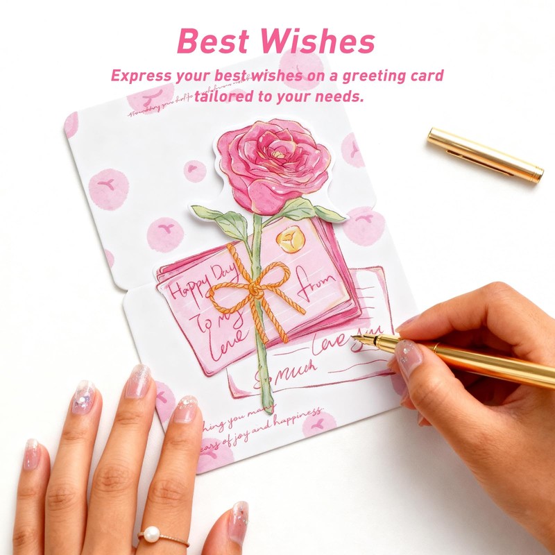 6.5”x8.5” Preserved Flowers Pink Rose Hydrangea Flower Frame with Butterfly