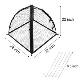 Strawberry Plant Protector,22 x22 x 22 Inch Cloche Dome for Plants,Plant Protection Tent For Plant Cages to Keep Animals Out,Mesh Plant Cover for Plant Protectors from Animals,Chicken Wire Cloche 1PC