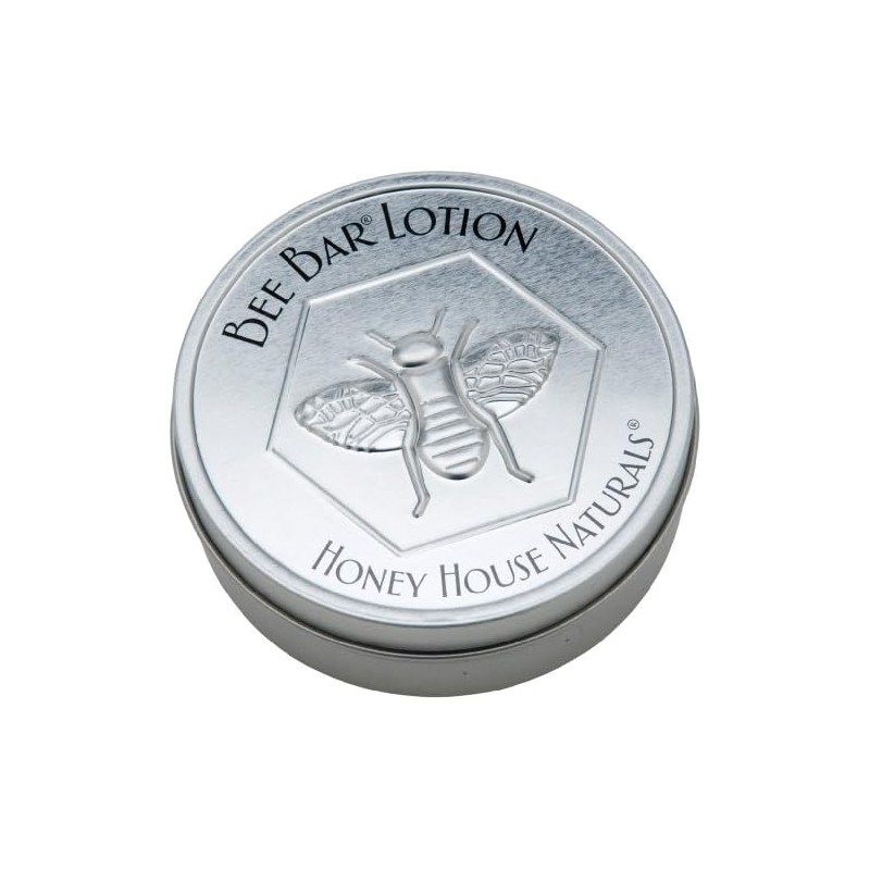 Honey House Naturals Bee Bar, natural, grande, 2 onzas