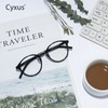 Cyxus Fashion Glasses, Clear Lenses, Ultra Lightweight Nose Pad, Harajuku