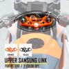 Lorababer Motorcycle Aluminum Top Triple Clamp Handlebar Assembly Regulator Front