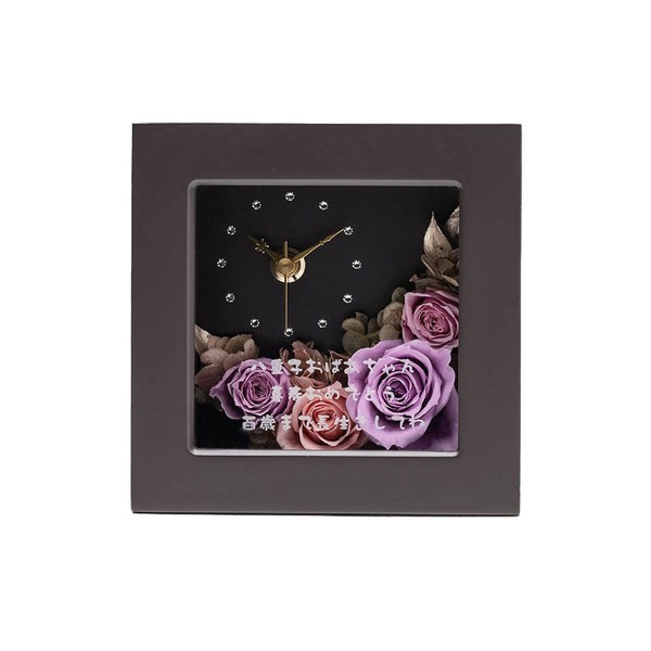 THE WOW Flower Clock SS Name Preserved Flower Watch Mother's