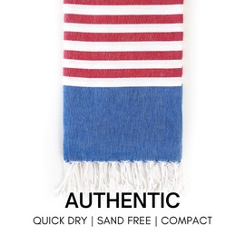 BAY LAUREL Turkish Beach Towel with Travel Bag 39 x 71 Quick Dry Sand Free Lightweight Large Oversized Towels Light