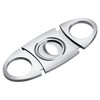 Cigar Cutter Guillotine, Stainless Steel Double Blade Cigar Clippers, 3