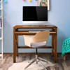 Casual Home Montego Folding Desk with Pull-Out Tray-Espresso