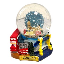London Icon 3D Snow Globe – Stunning London Landmarks Home Decorative Snow Globe, Perfect Souvenir or Gift for Travelers and Collectors