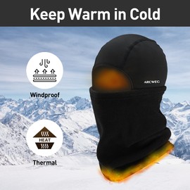 Arcweg Kids Balaclava Ski Mask Thermal Fleece Neck Warmer Winter Windproof Face Hood Mask Boys Girls