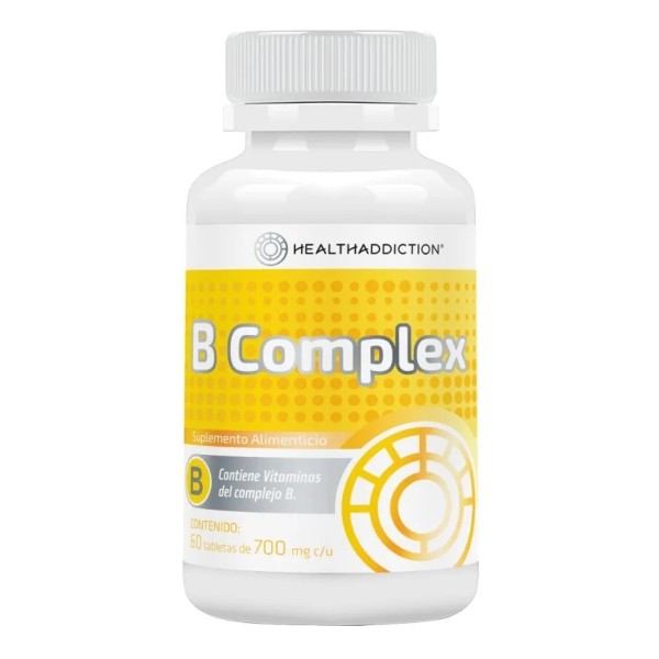 HEALTHADDICTION - Complejo B Vegano B Complex, Vitaminas B1, B2,