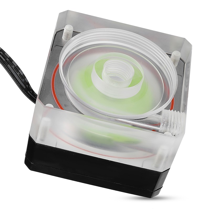 Water Cooling Pump Ultra Thin PMMA PWM Speed Control 3