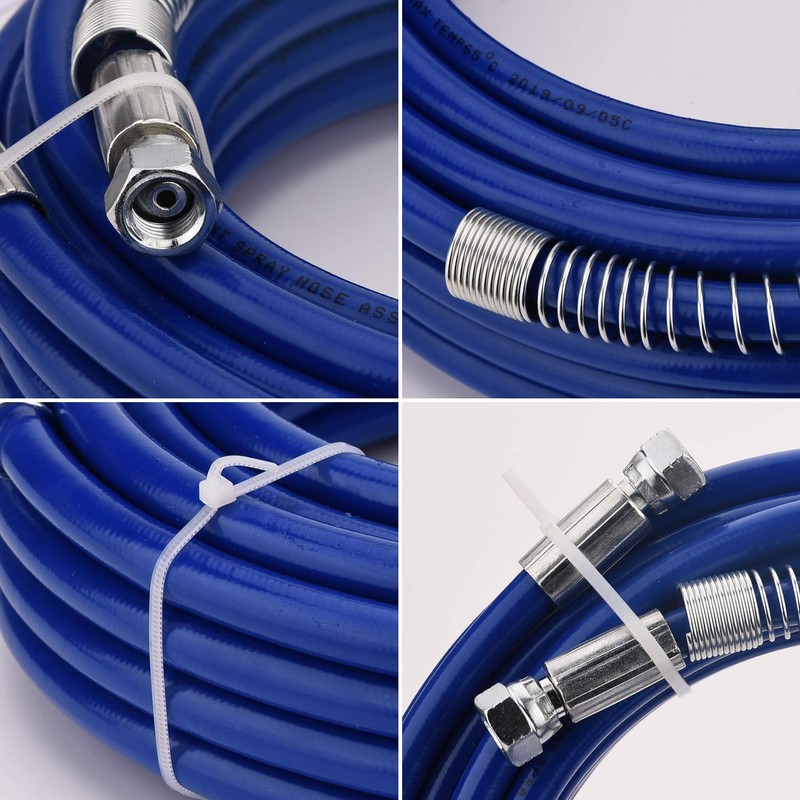 FUNTECK Airless Spray Gun and Hose Kit with 8” Extension