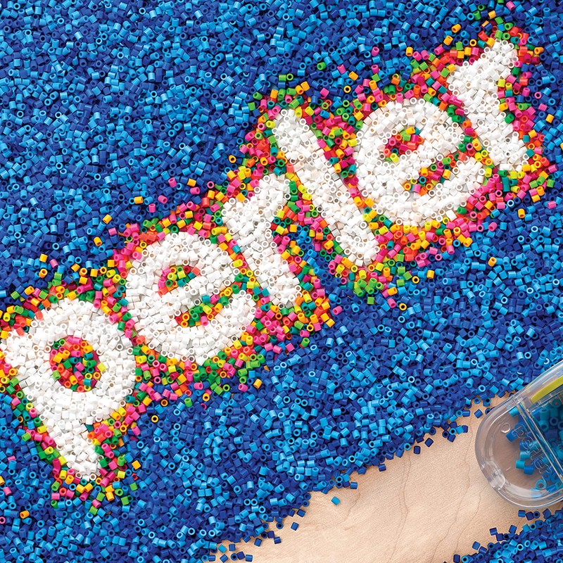 Perler 80-70729 Biggie Fuse Bead Pattern Cards and Pegboards, Multicolor,