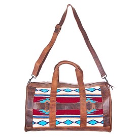 American Darling Duffel Saddle Blanket Genuine Leather Western Women Bag | Handbag | Leather Duffle Bag | Weekend Bag