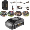 For WORX 2pack For WORX 20V MAX Extend Lithium Battery