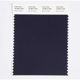 Pantone Cotton Swatch Card Color Standard, Color # 19-3812, Baritone Blue