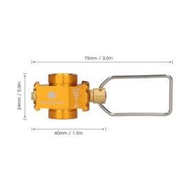 Gas Saver Plus Gas Convertor Shifter Refill Gas Tank Conversion Adapter Gas Adaptor Valve for Camping Hiking Fishing