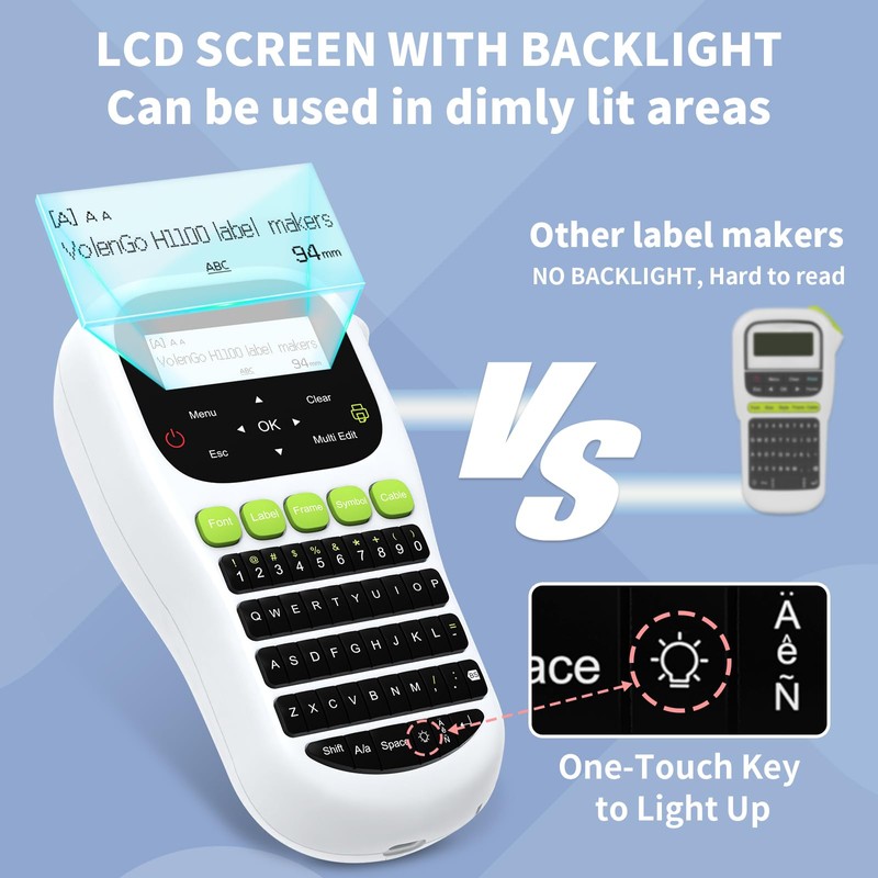 Label Maker Machine, Label Printer, H1100 Label Maker Portable Handheld