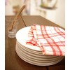 NANKAI Commerce Linne Kitchen Towel Check BL/WH 0118 – 045