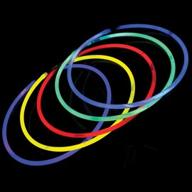 Rhode Island Novelty 22" ASSORTED COLOR GLOW NECKLACES