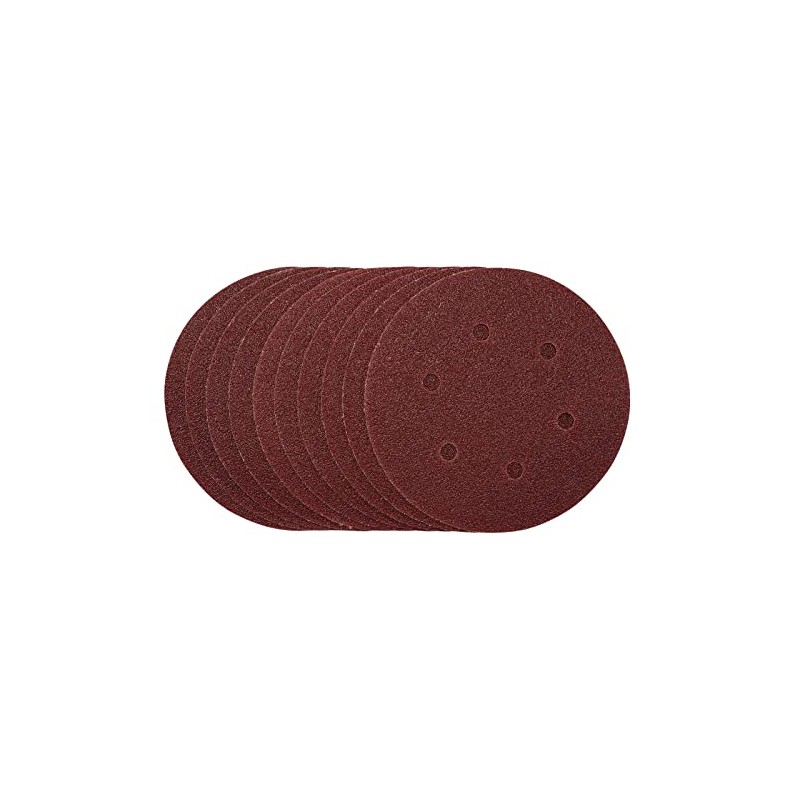 Draper 150mm 10 Piece Sanding Discs Set | 40 Grit