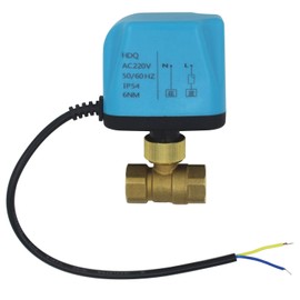 2 Wires 230v - 2 Port motorised Valve Normally Open Female 220v motorised Zone Valve - Motorized Ball Valve 1/2 3/4 1 1-1/4 1-1/2 2 inch (DN15-1/2 inch)