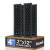 Howeall 2x12 Inches 4 Pack Heavy Duty Walkable Floor Register