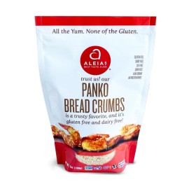 ALEIAS BEST. TASTE. EVER. Aleia's Gluten Free Plain Bread Crumbs Panko Coating for Crispy Cooking 1.7oz
