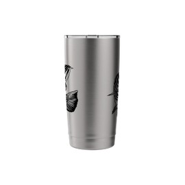 Fish Arowana Fisherman Angler Men Dad Angling Nature Fishing Stainless Steel Insulated Tumbler