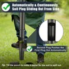 Bulb Planter Tool, 33.5 inch Long Handle Garden Sod Plugger